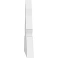 thumbnail image 3 of 36"W x 18"H x 2"D x 6"F, 12/12 Pitch, Richland Architectural Grade PVC Gable Bracket, 3 of 8