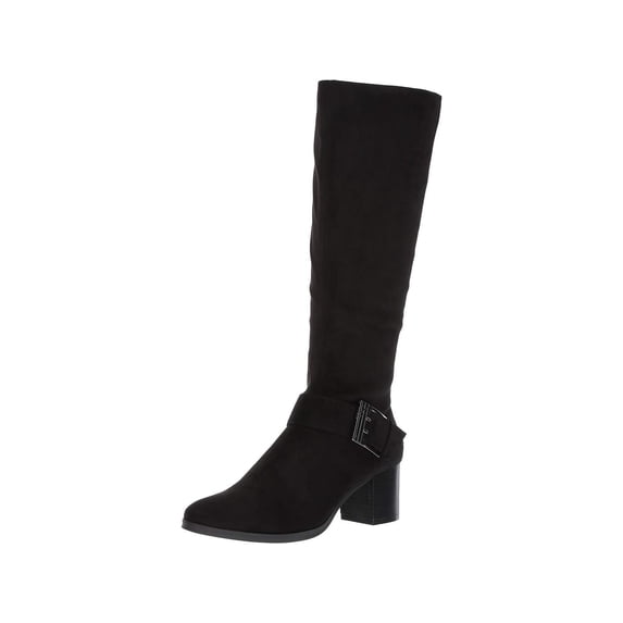 aerosoles women's chatroom knee high boot, black fabric, 7.5 w us