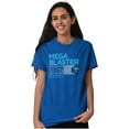thumbnail image 4 of Classic Video Game Mega Man Blaster Plus Size Crewneck Graphic Tee Shirt Brisco Brands 2X, 4 of 5