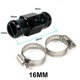 thumbnail image 1 of 16mm/18mm/22mm Cnc Aluminum Koso Thermometer Connector Kits Adapter Sensor Plug Coolant Pipe For Yamaha Honda Suzuki Kawasaki Tw,Black 16mm, 1 of 5