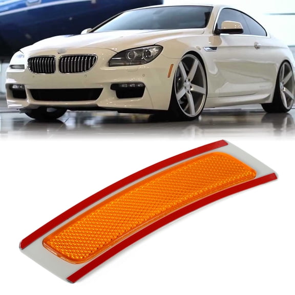 For BMW 6-Series F12 F13 F06 640i 650i 2012-2018 Left Side Marker Bumper Reflector Light