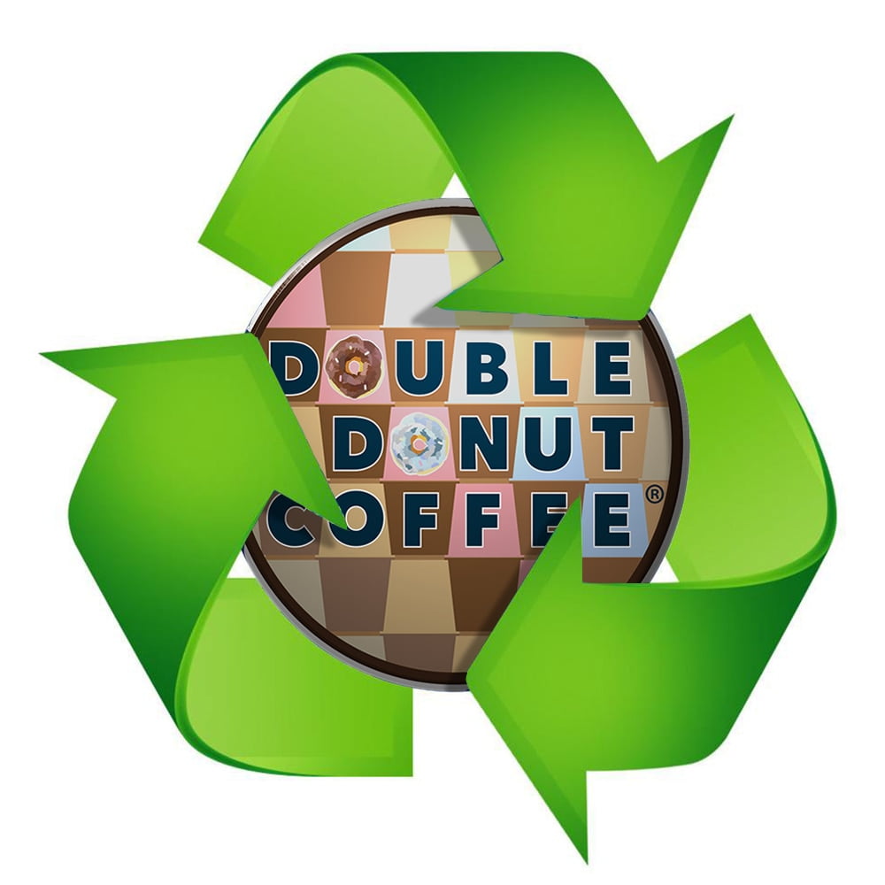 Caramel Swirl Medium Roast Decaf Flavored Coffee Pods for Keurig K Cups Makers from Double Donut, 24 Count