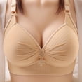 thumbnail image 6 of Wutalume Full Cup Wireless Bras for Women, No Steel Ring, Comfort Coverage Bra, Daily Wear, Solid Color, Non-Padded Womens Bras,Complexion 38, 6 of 6