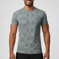 thumbnail image 1 of Kalauyu Men's Short Sleeve UPF 50+ T-Shirt Quick Dry Workout Athletic Running Swim Tops Tee Rash Guard Performance Shirts, 1 of 7