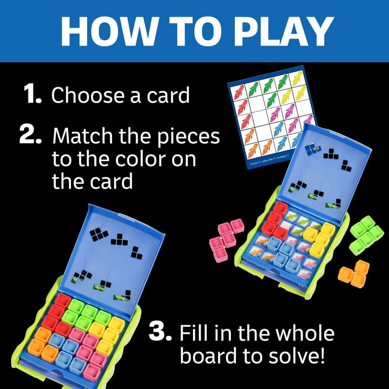 Learning Resources Kanoodle Jr. Gioco di puzzle per potenziamento del cervello, gioco rompicapo per bambini, puzzle 2D e 3D, regalo giocattolo per bambini dai 4 ai 7 anni