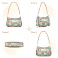 thumbnail image 7 of FORMRS Womens Shoulder Bag with Chain Strap Clutch Purse Cute Tote Handbag, Daisy Mosaic, 7 of 7