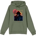 thumbnail image 5 of It Chapter 2 Pennywise Time To Float Adult Olive Long Sleeve Hoodie-XXL, 5 of 7