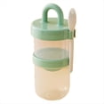 thumbnail image 1 of Tarro de Desayuno Portátil con Tapa Hermética, de Avena Espesa con Cuchara para Yogur, Leche, Ensalada, Recipiente para Almacenar Alimentos B, 1 of 5