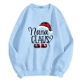 thumbnail image 4 of Women's Christmas Print Fashion Loose Casual Long Sleeve Crewneck Hoodie Lightweight Soft Suitable for All Seasons and Figures, 4 of 4