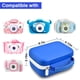 thumbnail image 2 of Funda para cámara infantil Againmore compatible con Seckton/Goopow/Dylanto/ESOXOFFORE/Agoigo/GKTZ Cámara digital impermeable para cámaras instantáneas portátiles - Azul profundo, 2 of 7