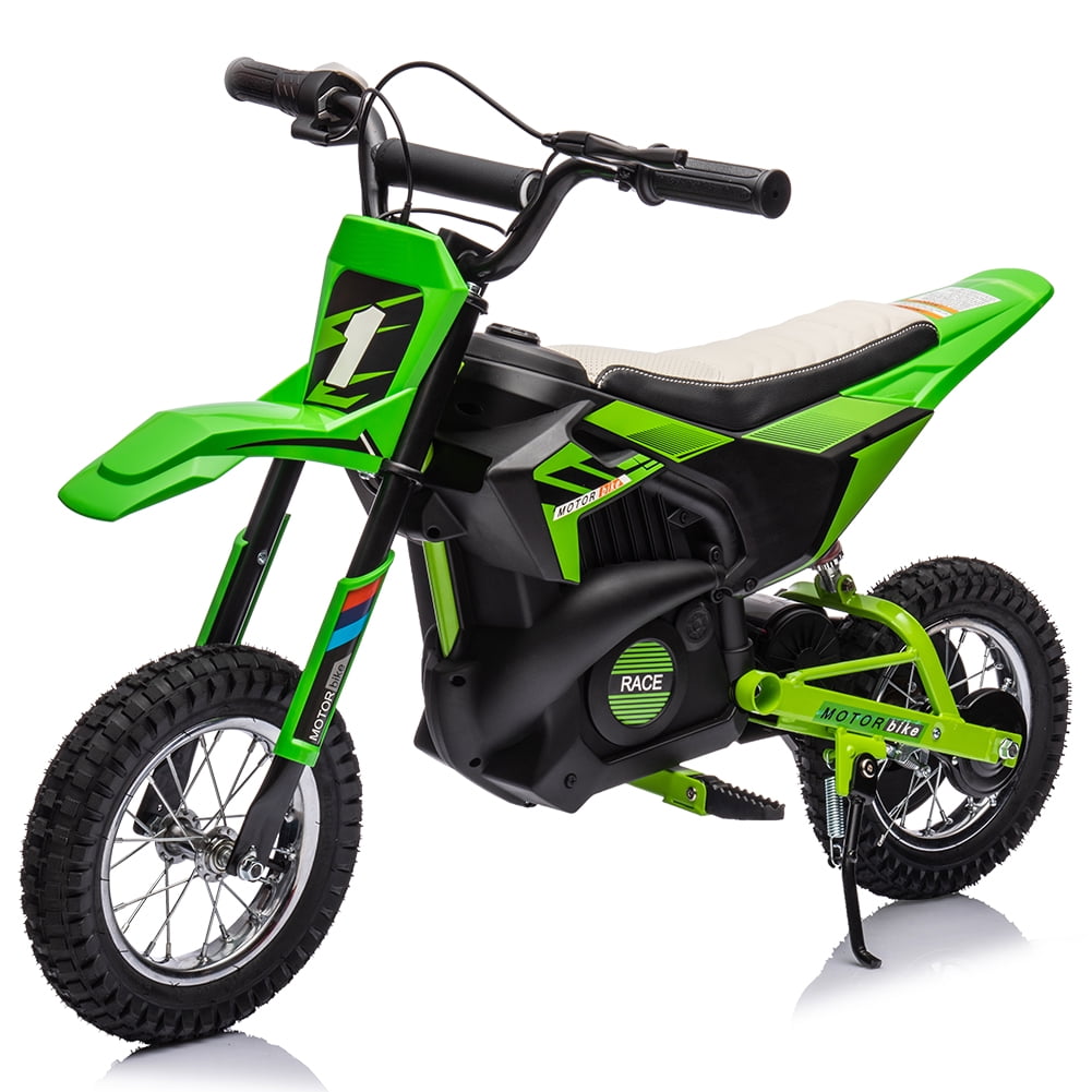 Garvee Kids Electric Dirt Bike 24V 250W 140LB Load Ride On Toys with 12.6 Pneumatic Tires