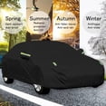 thumbnail image 3 of 190T Universal Full Sedan Car Cover, Waterproof Sunscreen Anti UV Dustproof Protection, L - 470x180x150cm (185x71x59in), 3 of 10