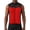Black+Red, variant on Qualidyne Men's Sleeveless Cycling Jersey Vest, Full-Zip Quick-Dry Bike Jersey with 3 Rear Pockets & Reflective Detail