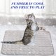 thumbnail image 5 of Fiudx Liquidación De Ahorros De Verano Cool Feeling Cats-Alfombra Pequeña Y Fresca Y Transpirable-Perrera Para Cama Para Perros De Primavera Y Verano-Alfombrillas Para Gatos Domésticos, 5 of 5