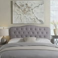 Rosevera Givanna Upholstered Panel Headboard, Queen Size In Beige