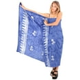 thumbnail image 3 of HAPPY BAY Women's Beachwear Summer Bikini Wraps Beach Wrap Coverups Sarong Skirt Bathing suit Swim Cover up Swimwear Coverups for Women One Size Lapis, Palm Tree, 3 of 4