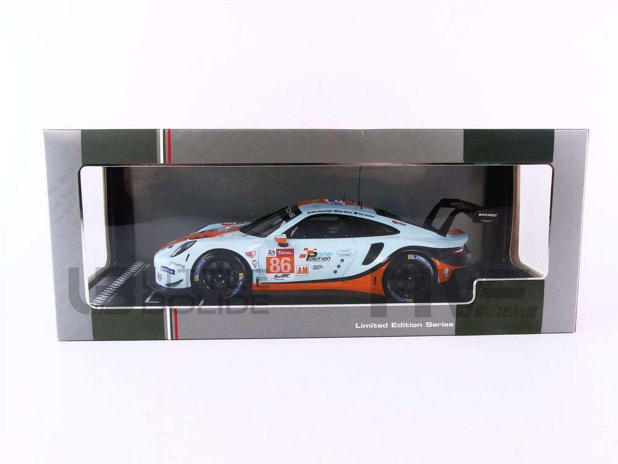 Ixo 2018 Porsche 911 991.2 GT3 RSR 4.0L Team Gulf Racing No