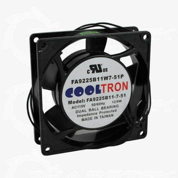 FA9225B11W7-51 - FAN AC 115V 3.6X1IN BB WITH WIRE 30/36CFM 40/45DB 140MA/110MA