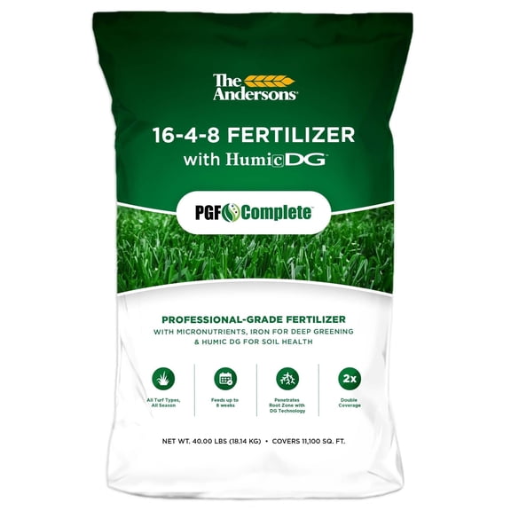 The Andersons Professional PGF Complete 16-4-8 Fertilizer with 7% Humic DG 40lbs. (10,000 sq ft)