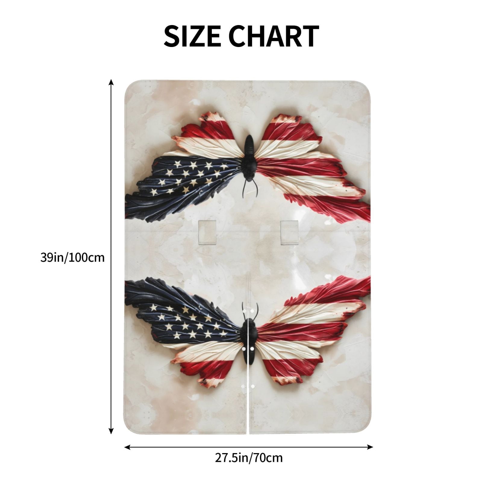 Car Seat Cover Baby - American Flag Butterfly Wall Breathable Infant Car Seat Cover for Baby Carseat, Lightweight Comfort Baby Essentials Must Haves Newborn Stuff for Girl Boy