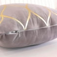thumbnail image 4 of Gyulin Pack of 4 Gold Velvet Throw Pillow Covers 18x18 Inches Solid Square Pillow Covers Geometric Cushion Covers for Couch Sofa Home Bedroom Décor, Navy Blue, 4 of 16