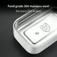 thumbnail image 3 of spellwife Heated Lunch Box Stainless Steel Insulated Lunch Container Leak-Proof Thermal Bento Box Meal Heater with Handle Food Warmer Box Type 2, 3 of 9