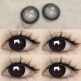 thumbnail image 1 of Lentes de contacto para miopía, lentillas cosméticas grandes de color natural para ojos negros, 2 unids/lote por par, 1 of 3