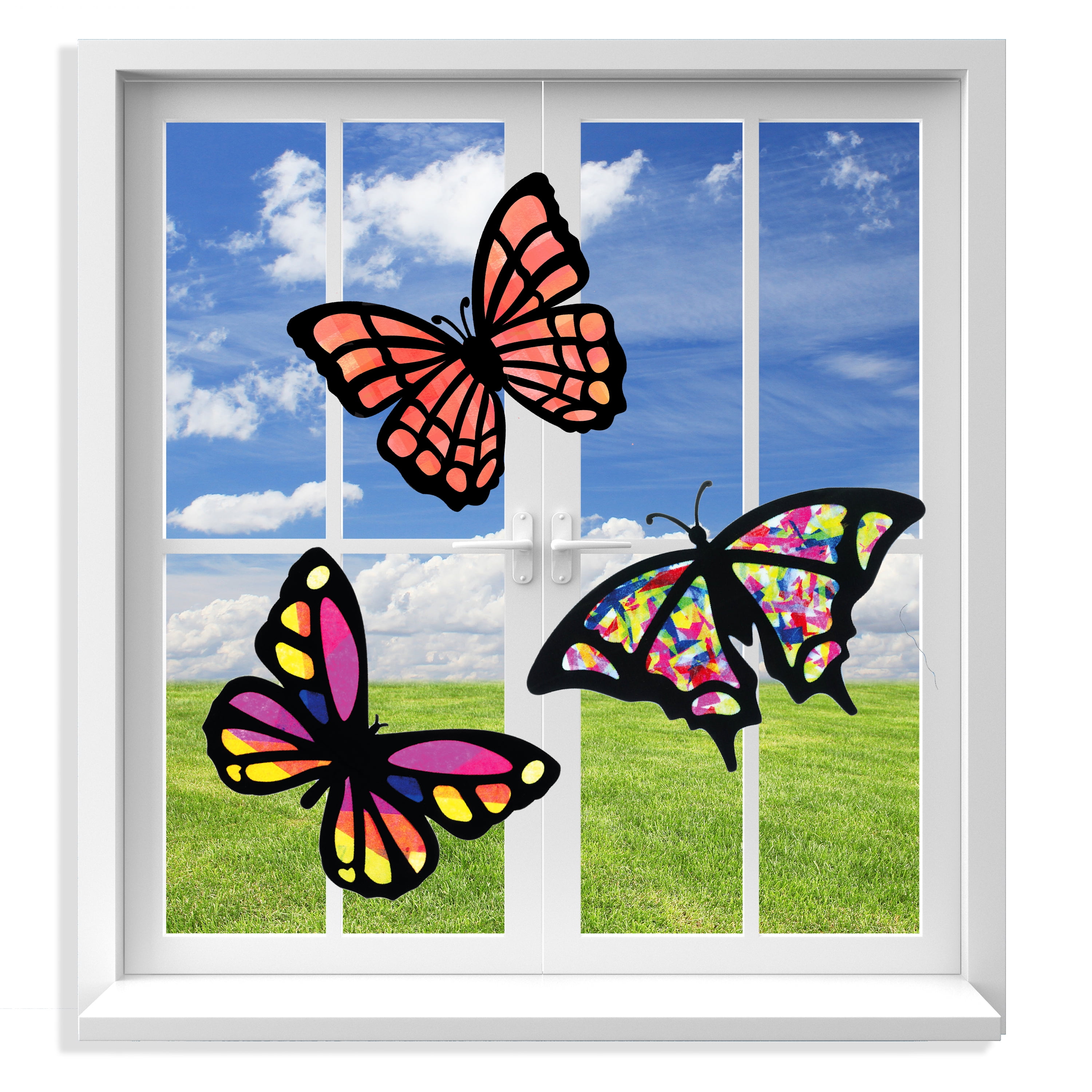 New Butterfly with Flowers Suncatcher Babies Bring Joy To Our Hearts 