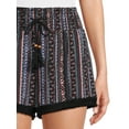 thumbnail image 4 of No Boundaries Juniors Gauze Shorts with Crochet Trim, 4 of 5