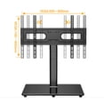 Universal Swivel Table Top TV Stand Mount Height Adjustable with