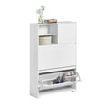 thumbnail image 2 of SoBuy FSR111-W, Hallway Shoe Cabinet Shoe Rack Shoe Storage Cupboard Organizer, 2 of 8
