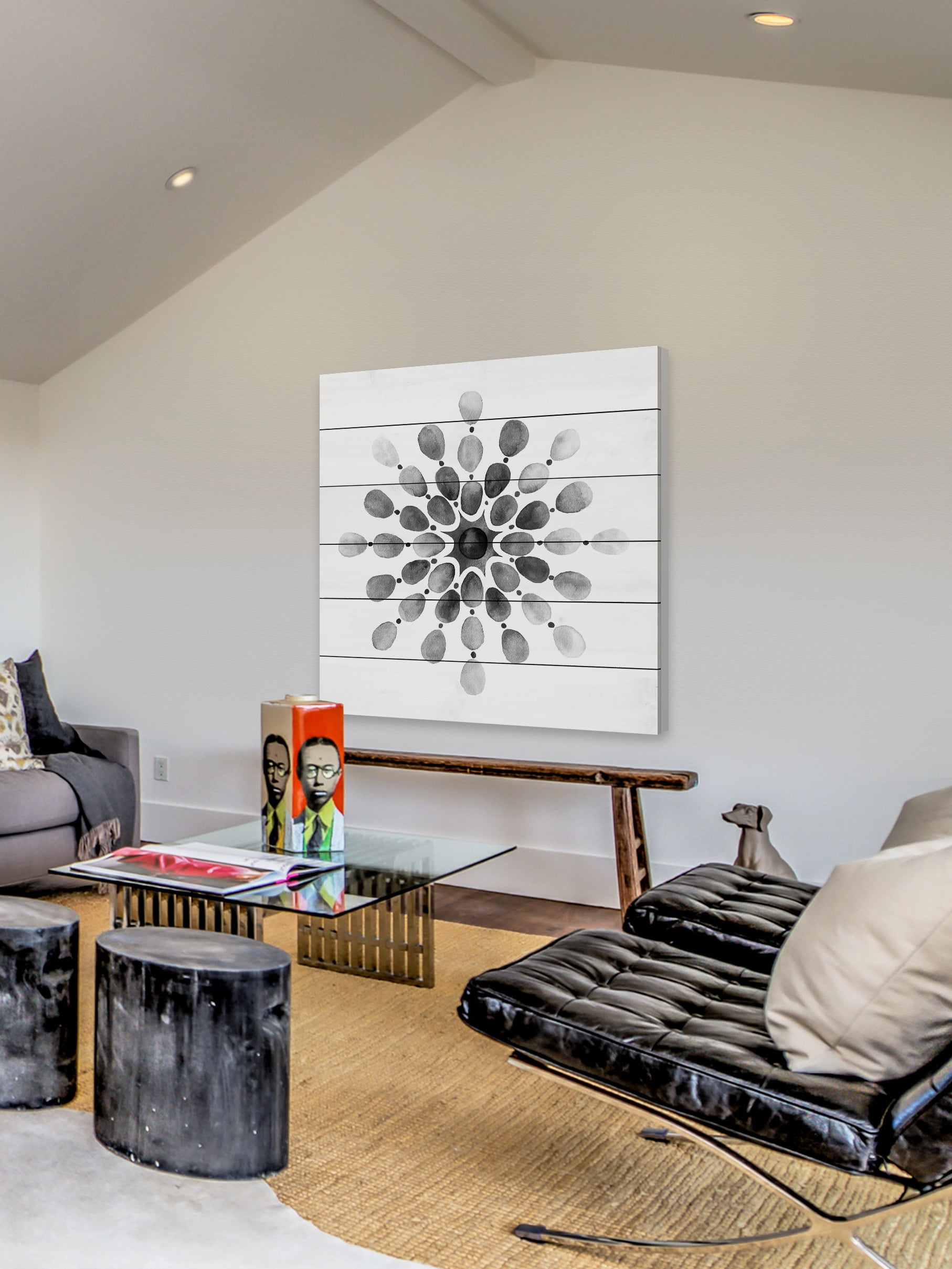Marmont Hill From Within White Wood Wall Art, 24" x 24"