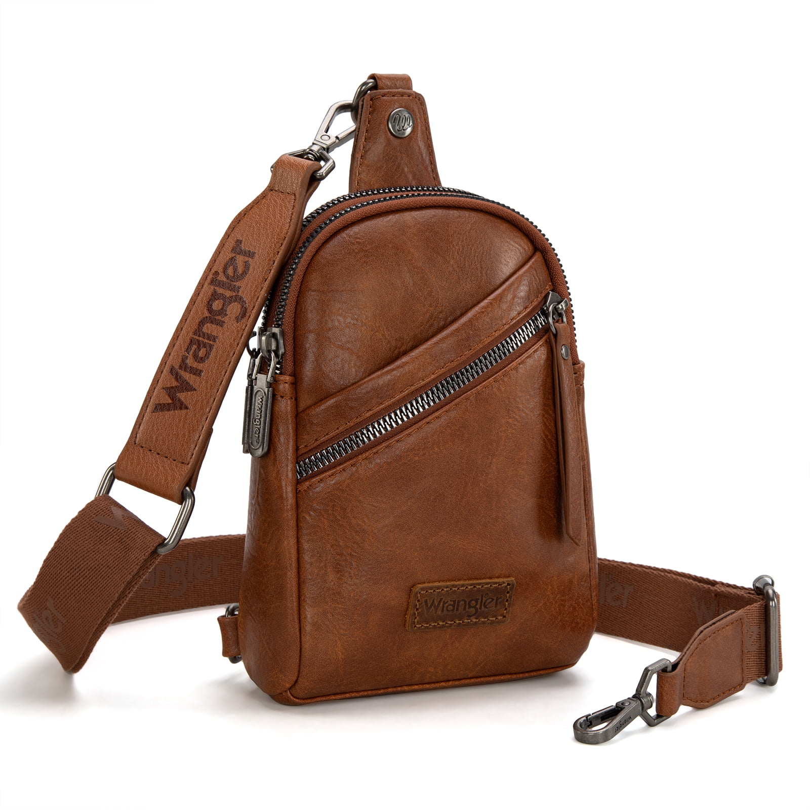 Wrangler Small Crossbody Sling Bags for Women Fanny Packs Chest Bag for Travel