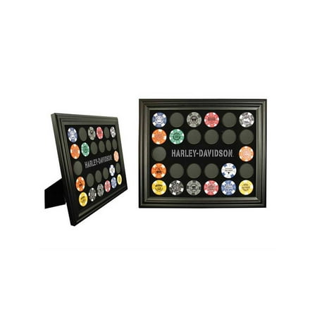 - Harley-Davidson Poker Chip Collectors Frame. 6927, Harley Davidson