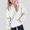 White, variant on Piuwrlz Girls Hood Halloween Sweatshirts Kids Pattern Hat Hoodies Long Sleeve Pullover Black Size 7 Years