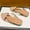 Beige, variant on Viluyesy Womens Wedge Sandals, Soft Sole Open Toe Slip-On Summer Casual Elegant Slippers Beige