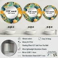 thumbnail image 4 of Designart "Chromatic Hexa Mirage III" Abstract Shapes Rund Mirror For Wall Decor - Large Multi-Color Round Print Mirror - Round Mid-Century Mirror 29" x 29" Inch - Wall Mounted Round Large Mirror, 4 of 5