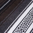 thumbnail image 3 of Manta Airooglee, 175 x 130 cm, grande, tejida mexicana, gris, 3 of 5