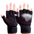 thumbnail image 3 of Guantes de gimnasio para levantamiento de pesas con palma antideslizante para entrenamiento de crossfit, ejercicio, fitness y culturismo para hombres y mujeres, 3 of 5