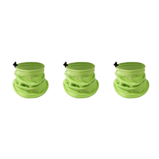 Yuarrent Calentador de cuello Moda térmica Cuellos Polaina Espesar Gran textura Accesorios de ciclismo Durabilidad Pañuelo Verde Type1 NO1