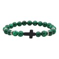 thumbnail image 2 of Birdeem Natural Stone Black Elastic Thread Bracelet Natural Stone Black Elastic Thread Bracelet, 2 of 5