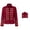 🔥 Red_New, variant on Golden Double Breasted Stand Collar Performance Jacket For Women, Structured Long Sleeve Front Button Outer Coat, Elegant Fitted Outerwear For Event Stage Evening Occasions Sky Blue XXL