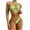 Womens Green Bikinis Swimsuits, variant on HAPIMO Women's Bikini Swimsuit Solid Color Beachwear Summer Seaside Clothes for Girls Oblique Shoulder Hollow Ring Bathing Suit Twist Ruced Front Swimwear Sets Blue S