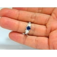 thumbnail image 5 of 2.14ct NATURAL BLUE SAPPHIRE DIAMONDS RING 14KT CLASSIC EDWARDIAN DECO, 5 of 5