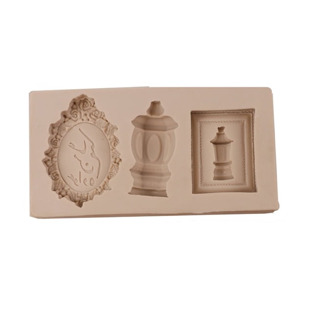Moyic Molde de pastel de Fondant, molde de postre, moldes de decoración de pasteles de Chocolate, galletas, utensilios para hornear, Herramientas y accesorios para hornear Gris claro