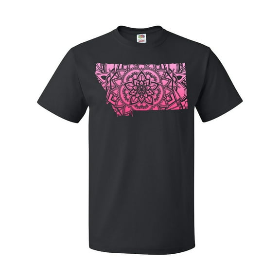 Inktastic Montana Silhouette Mandala T-Shirt