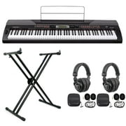 MEDELI SP4200 88-Key Hammer Action Digital Stage Piano w/ Stand+(2) Headphones