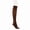 Brown, variant on Jobst Opaque SoftFit 15-20 Closed Toe Knee High Compression Stockings Cranberry Small