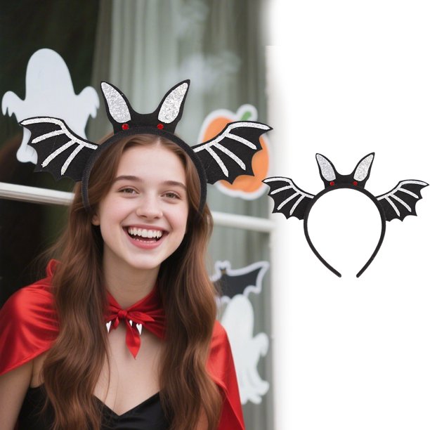 Bandas para el cabello Decoración para fiestas de Halloween Diademas de fantasmas Adultos Niños Festival de fantasmas Joyería Banda para el cabello de plástico