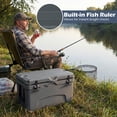 thumbnail image 6 of Costway 45 Quart Portable Hard Cooler, Insulated Ice Chest Keeps Cool for up to 6 Days Gray, 6 of 11